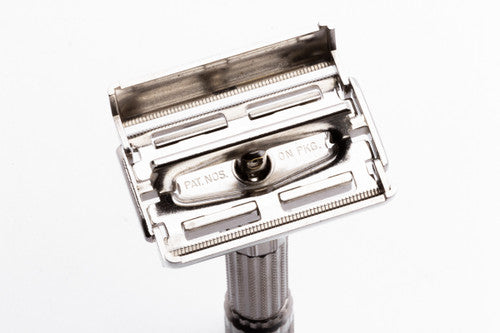 1958 Gillette Fatboy Adjustable Double Edge Razor Set D4