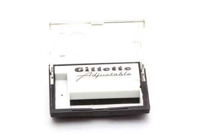 1950's Gillette 1.95 Fatboy Adjustable Original Black Case