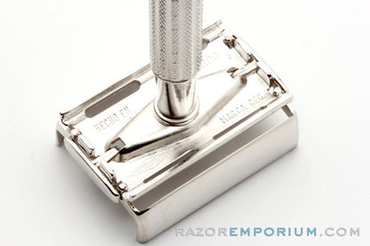 1956 B3 Gillette  Flair Tip Super Speed Safety Razor Marca Regs. Made in Mexico | Rhodium Revamp