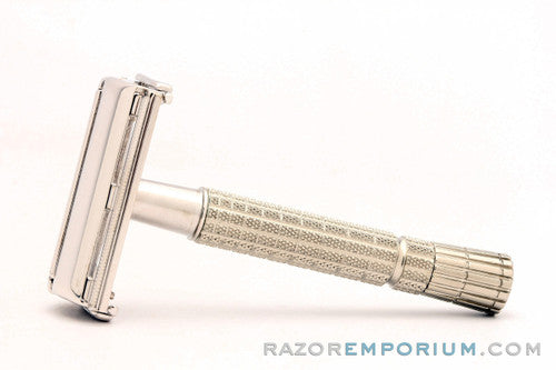 1956 Gillette  Flair Tip Super Speed Safety Razor Rhodium Revamp B3