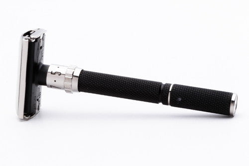 1984 Gillette Super Adjustable "Black Beauty" DE Safety Razor E3