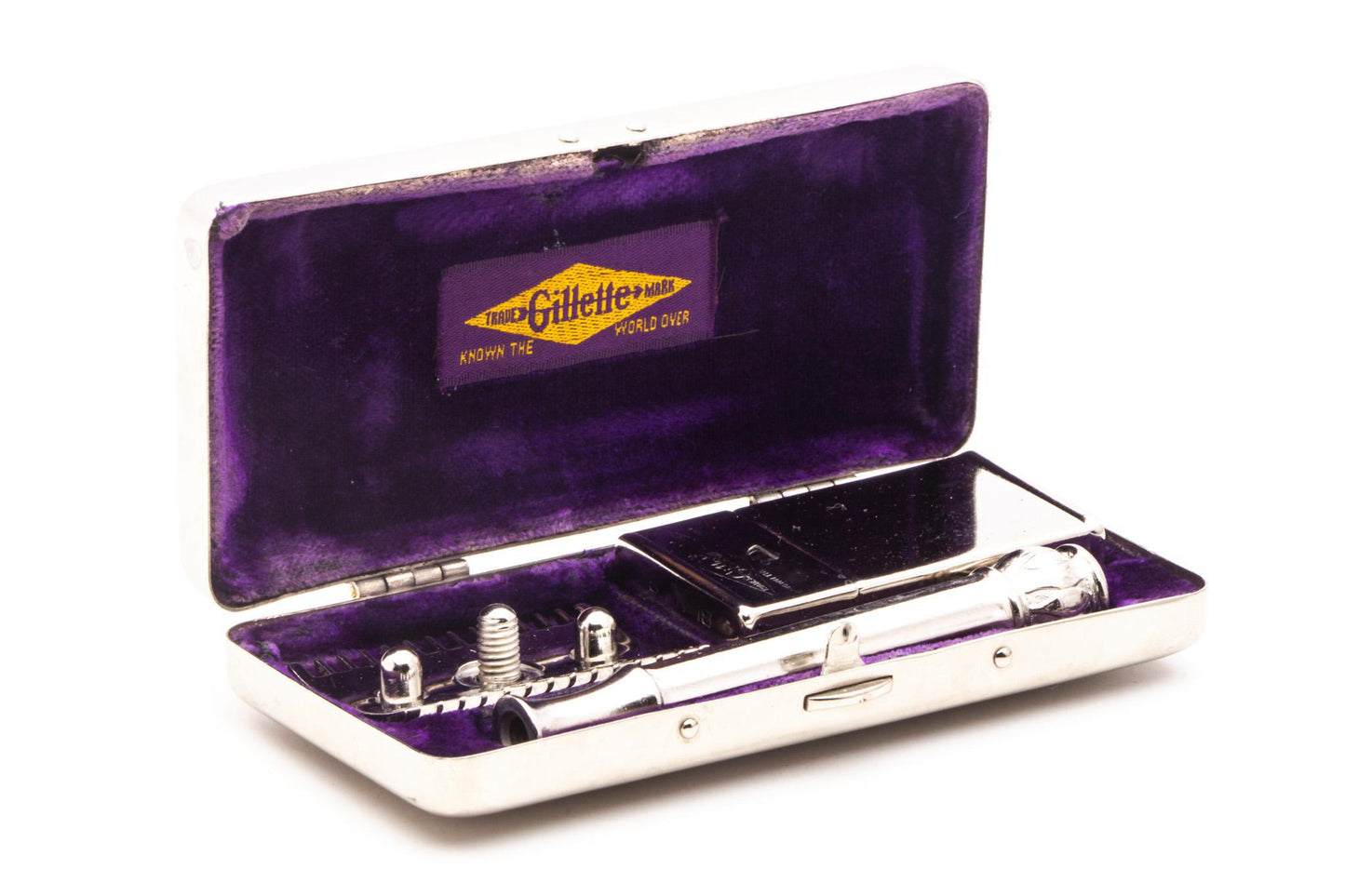 1911 Gillette Silver ABC Pocket Edition Set | Original Condition