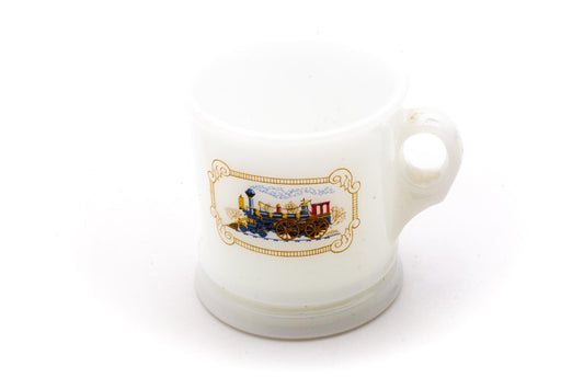 Vintage Train Locomotive Shaving Mug