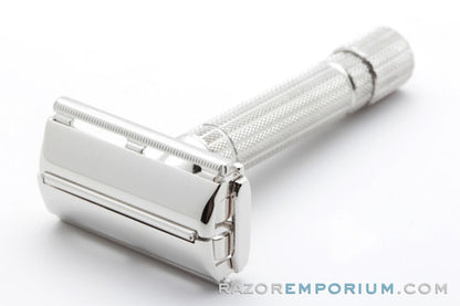1955 A2 Gillette President Safety Razor | Factory Nickel Revamp