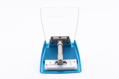 1964 J4 Gillette Slim Adjustable TTO Safety Razor Set | Original Condition