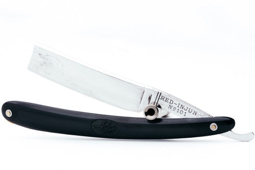 5/8" H. Boker & Co "RED INJUN" No. 101 Square Point Straight Razor Solingen, Germany