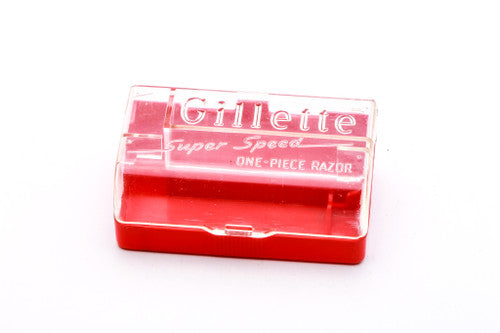 Vintage Gillette Super Speed Original Red Case