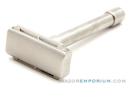PILS 101NE Stainless Steel Matte Finish Double Edge Razor Revamp