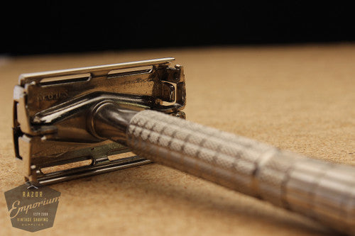 Gillette 1954 Z3 Super Speed DE Safety Razor * Nickel REVAMPED