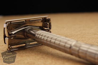 Gillette 1954 Z3 Super Speed DE Safety Razor * Nickel REVAMPED
