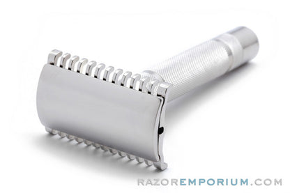 1930s Gillette NEW Long Comb DE Razor | Factory Nickel Revamp