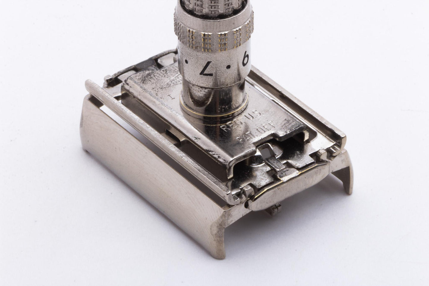 1963 I3 Gillette Slim Adjustable Double Edge Safety Razor Set | Original Condition