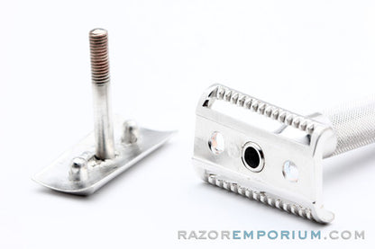 1960's Coles Slant DE Safety Razor Nickel Revamp