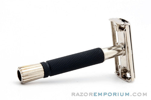 1984 Gillette Black Handle Super Speed Safety Razor E3
