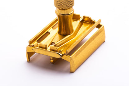 1940's Gillette Gold British Rocket [LD] Light Duty Safety Razor | Original Condition