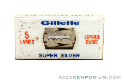 Gillette Super Silver Double Edge (5) - New Old Stock (NOS) Razor Blades