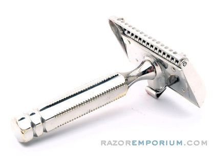 Ever Ready 1912 Style Single Edge Safety Razor w/ Cigarette Case & Blade Bank