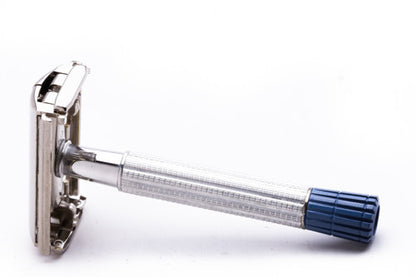 1957 Gillette Blue Tip Light DE Super Speed Razor C1