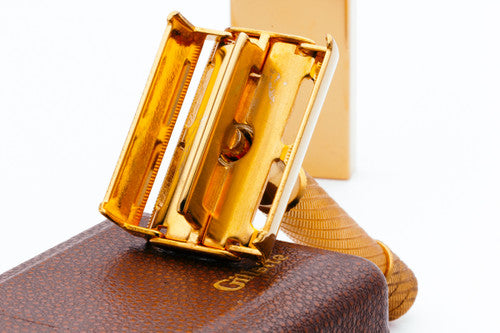 1940's Gillette British Aristocrat No 16 Set 24K Revamp