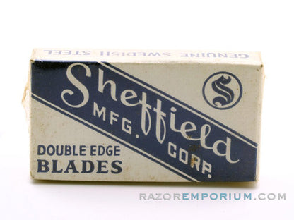 Sheffield Mfg. Corp. DE Razor Blades (5) - New Old Stock (NOS) Razor Blades