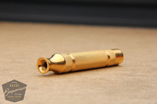 Gillette 1930's NEW Handle * 24K Gold REVAMPED
