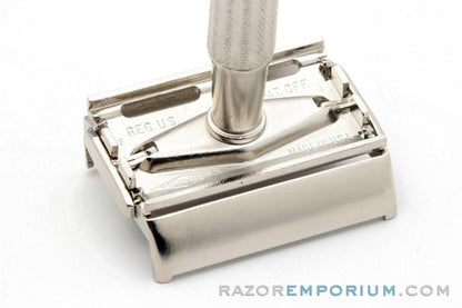 1960 Gillette TV Super Speed DE Razor F1 - Factory Nickel Revamp