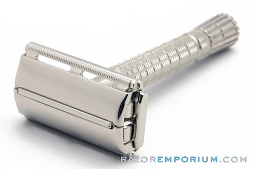 1954 Gillette Regular Flair Tip Super Speed Safety Razor Factory Nickel Revamp