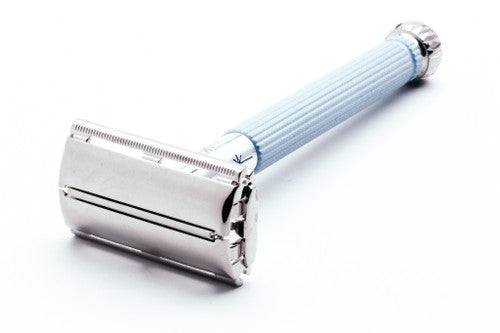 1966 Gillette L4 Blue Star Lady Gillette Double Edge Safety Razor
