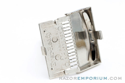 1930's Gem Minute Man Metal Wall Hanger with Single Edge Razor