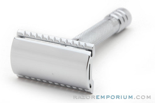 Merkur 33C Chrome Plated DE Safety Razor - Used Shave Ready
