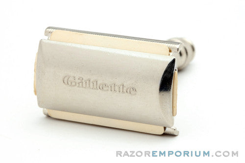 1965 Gillette Travel Tech Double Edge Safety Razor - K3 NOS