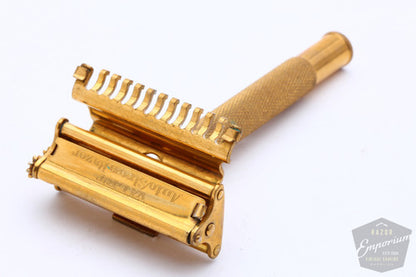 Valet Auto Strop Razor Set in Gold Case - Rare Inclusive Travel Set