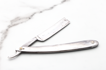 5/8" Vintage Restored Antoni Tadross 2874 Straight Razor With Metal Scales