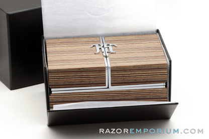 Raw Shaving RS-18 Clear Cut Stainless Steel Safety Razor with Lubricating Strips