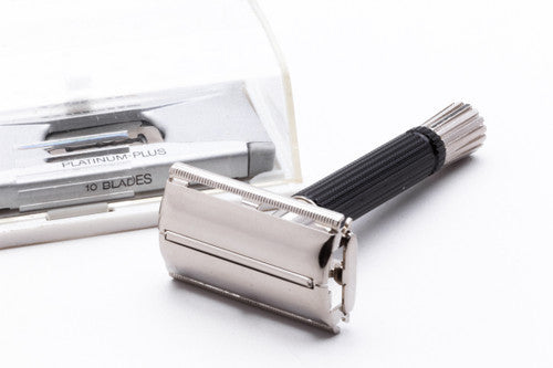 1955 Gillette Black Handle Super Speed Safety Razor W1