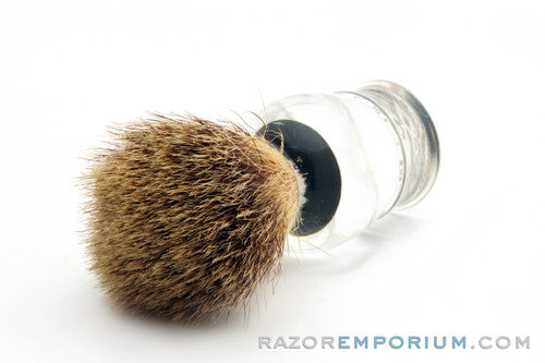 Drake Certified Pure Badger UHN Shaving Brush Lucite Handle
