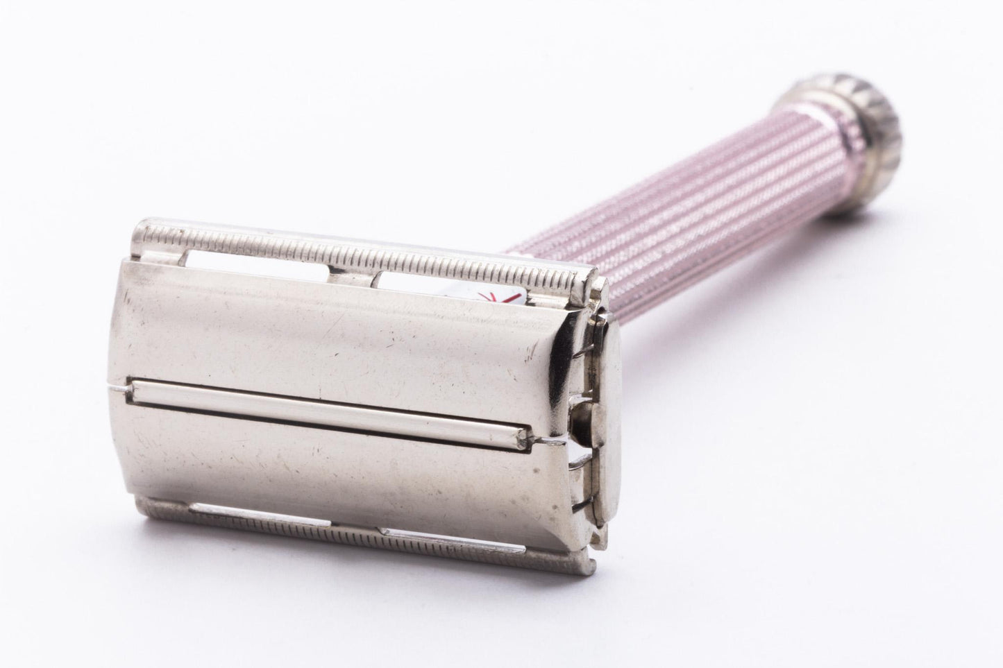1966 L1 Gillette Pink Star Lady Gillette DE Safety Razor | Original Condition