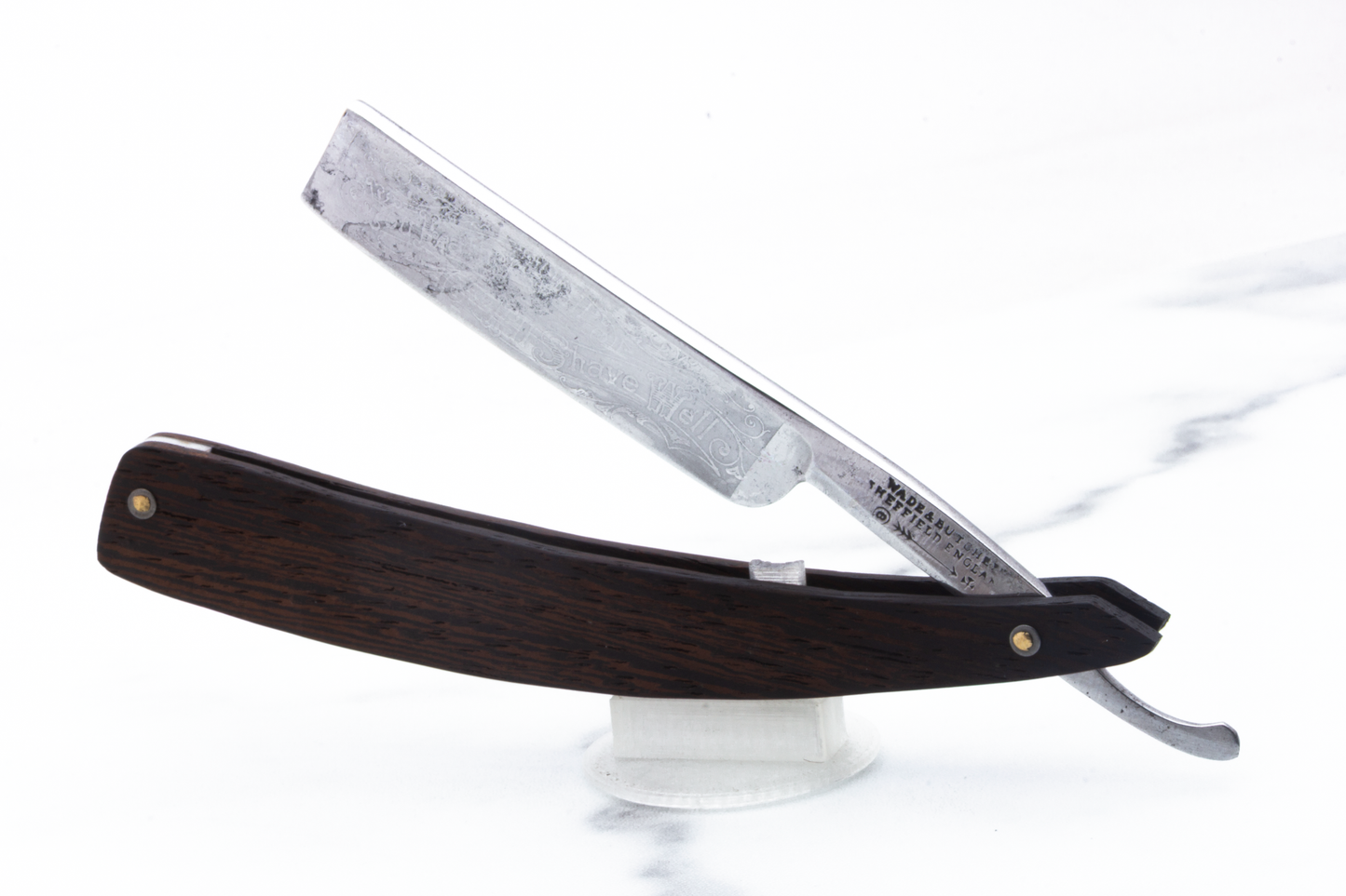 6/8" Vintage Restored Wedge Ground Wade & Butcher Straight Razor
