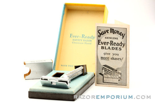 1930's Ever-Ready 1912 Style Single Edge Safety Razor in Original Box ...