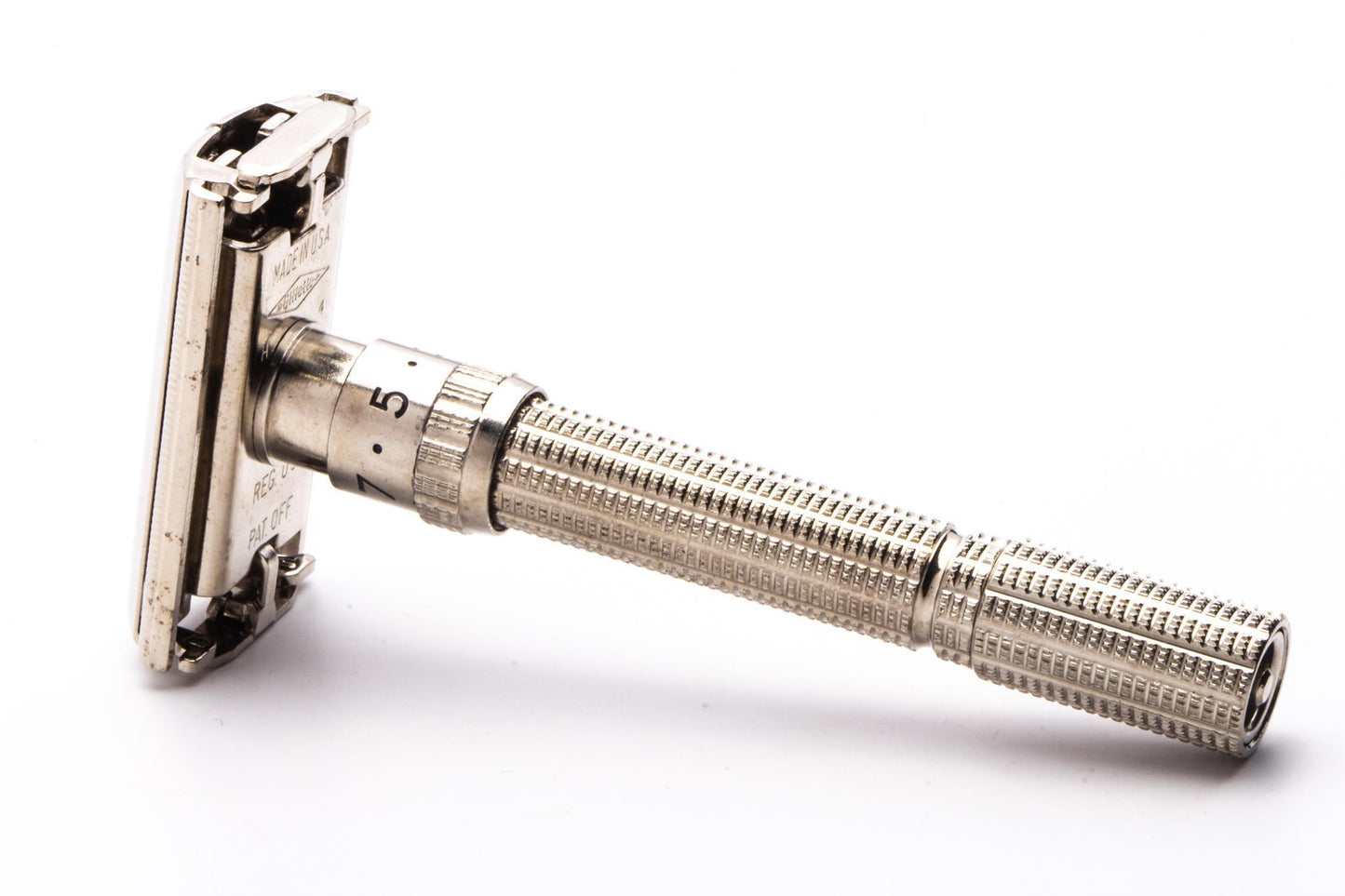 1962 H4 Gillette Slim Adjustable Double Edge Safety Razor Set | Original Condition