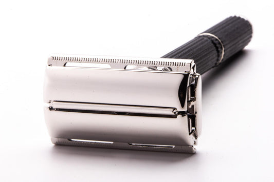 1978 Y2 Gillette Super Adjustable Black Beauty Double Edge Safety Razor  | Rhodium Revamp