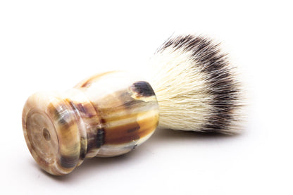 Mondial 1908 Synthetic Shaving Brush with Marble Handle