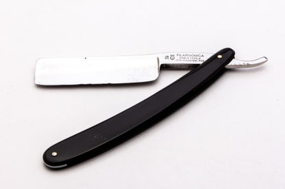 7/8" Filarmonica Doble Temple #14 Straight Razor w/ Black Scales | Spain