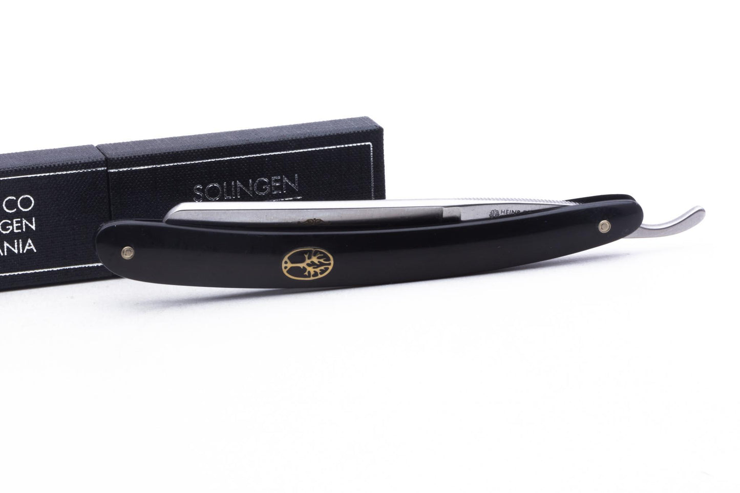 5/8" Boker Rasiermesser King Cutter Black Straight Razor