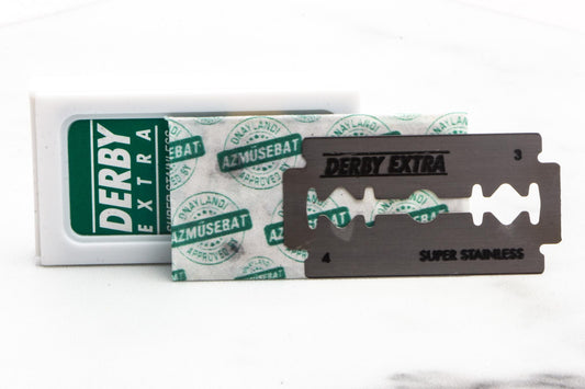 Derby Extra Super Stainless Double Edge (DE) Razor Blades