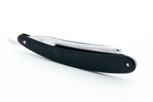 7/8" Filarmonica Doble Temple #14 Straight Razor w/ Coffin and Black/Gold Scales | Spain
