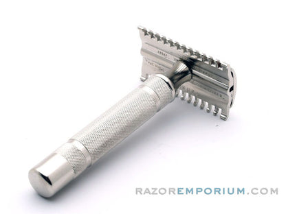 1930's Gillette NEW Short Comb DE Safety Razor Factory Nickel Revamp