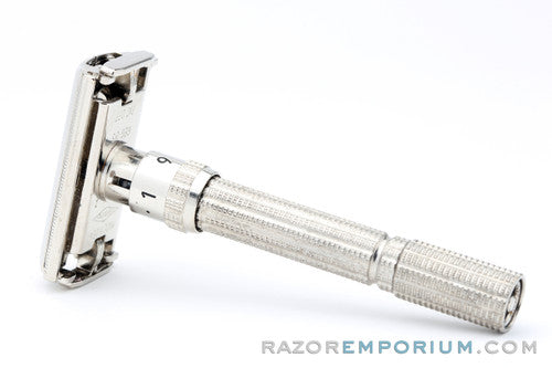 1962 Gillette H2 Slim Adjustable TTO DE Safety Razor