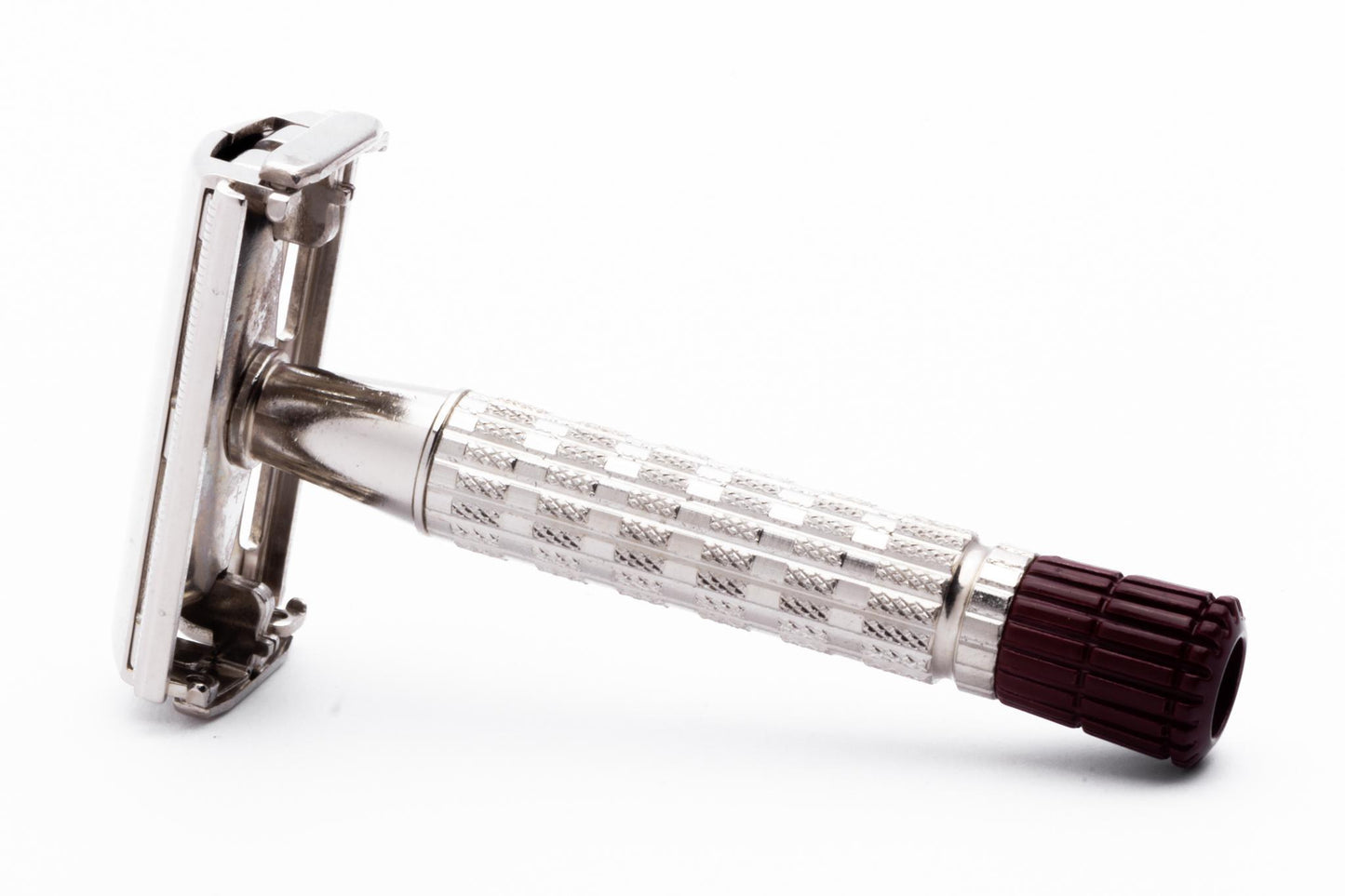 1959 E1 Gillette Heavy Red Tip DE Super Speed Safety Razor Set | Original Condition