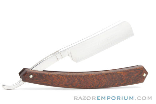 6/8" Thiers-Issard Hollow Ground Stamina Wood Straight Razor